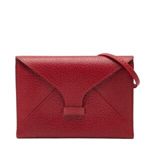 Gucci Crossbody Wallet Red Leather